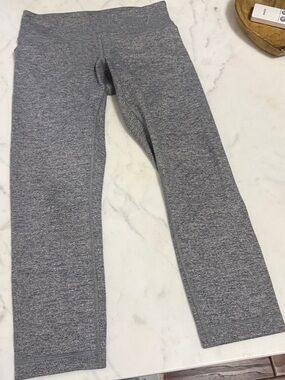 lululemon athletica Heathered Light Gray Leggings